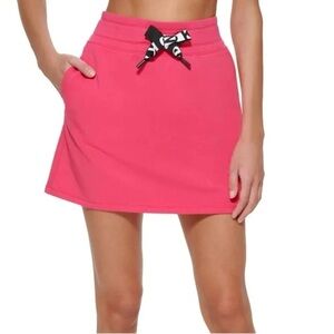 Dkny Sport Women's Logo Skirt Pink NWT